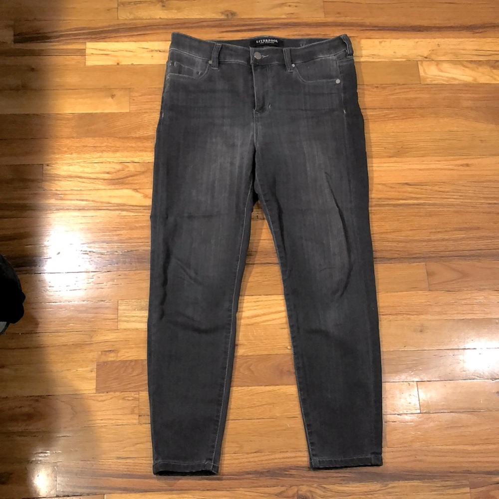 Liverpool high rise ankle jeans